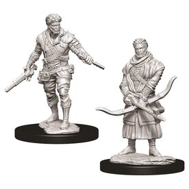 Wizkids D&D Unpainted Minis: Human Rogue Male