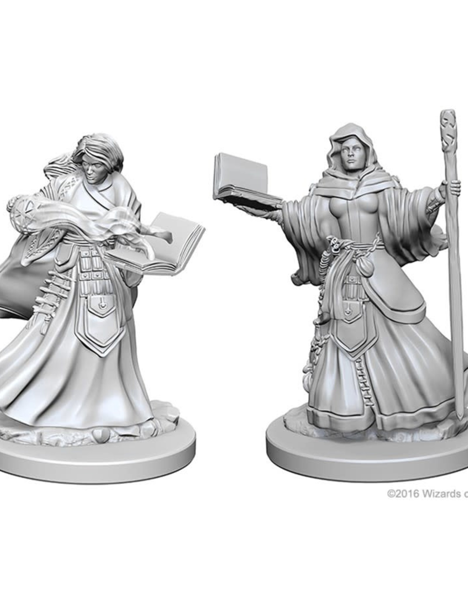 Wizkids D&D Unpainted Minis: Human Wizard Female