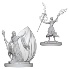 Wizkids D&D Unpainted Minis: Elf Wizard Female