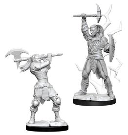 Wizkids D&D Unpainted Minis: Goliath Barbarian Female