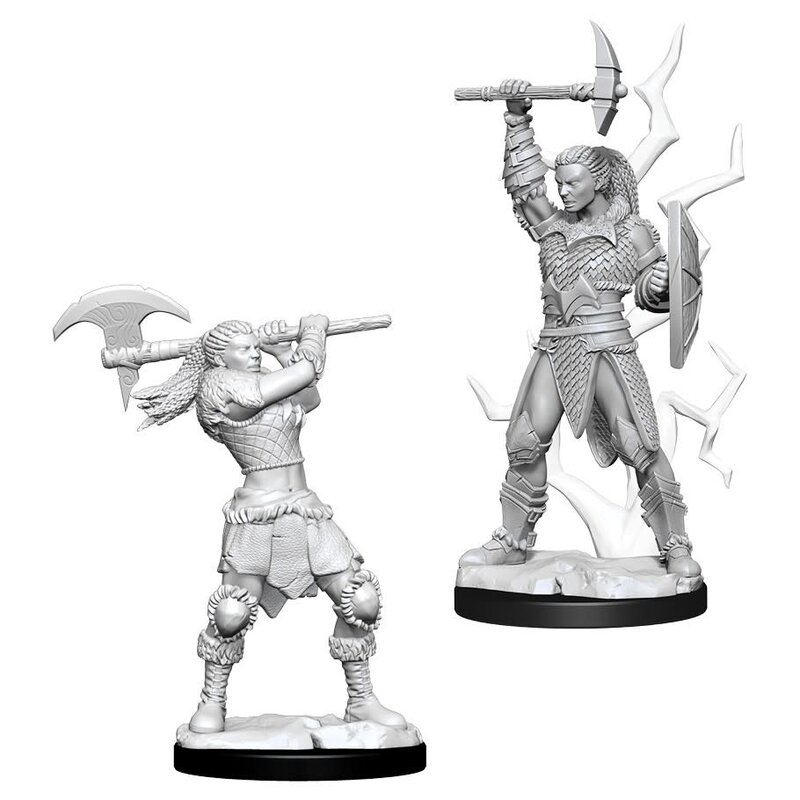 Wizkids D&D Unpainted Minis: Goliath Barbarian Female