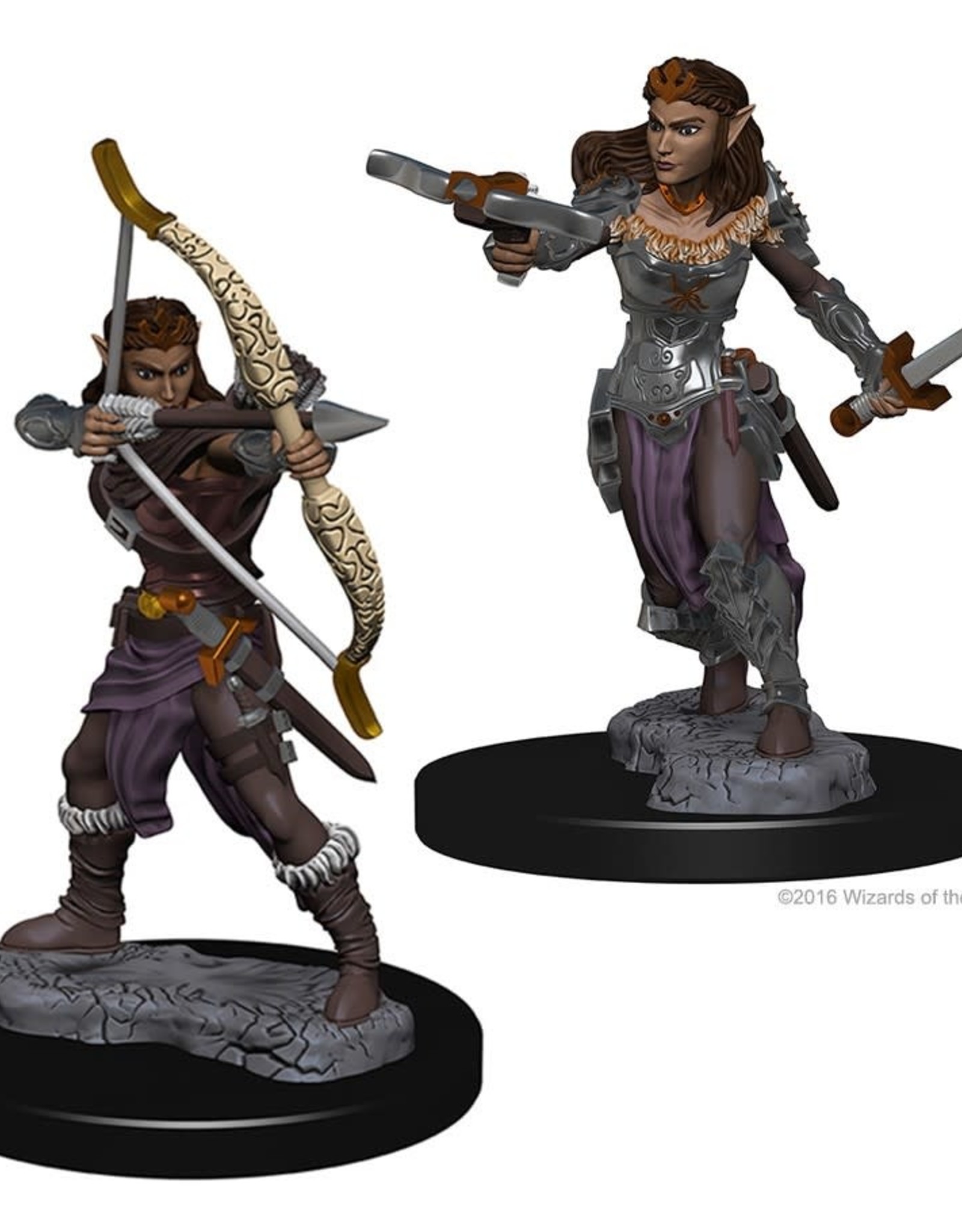 Wizkids D&D Unpainted Minis: Elf Ranger Female