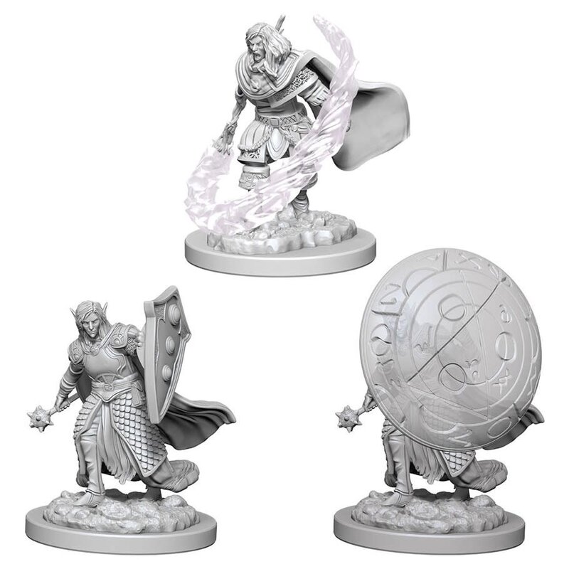Wizkids D&D Unpainted Minis: Elf Cleric Male