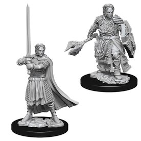 Wizkids D&D Unpainted Minis: Human Cleric Male