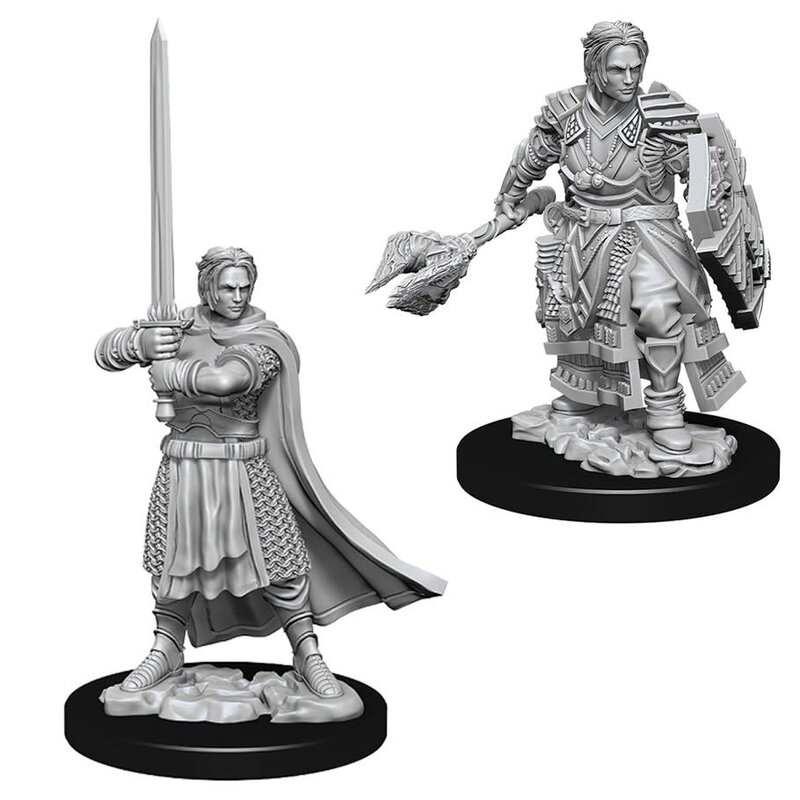Wizkids D&D Unpainted Minis: Human Cleric Male