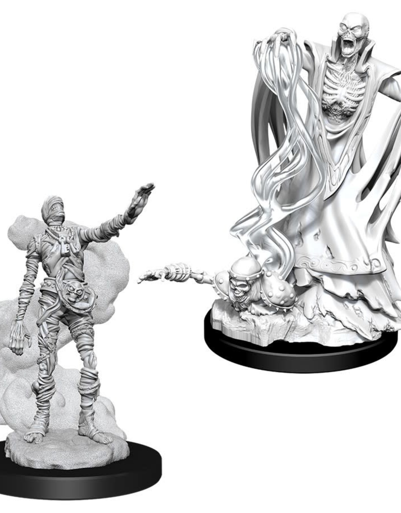 Wizkids D&D Unpainted Minis: Lich and Mummy Lord