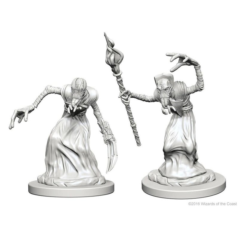 Wizkids D&D Unpainted Minis: Mind Flayers