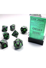Chessex Chessex RPG Dice (7) Gemini Black Grey/Green