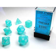 Chessex Chessex RPG Dice (7) Frosted Teal/White