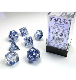 Chessex Chessex RPG Dice (7) Nebula Black/White