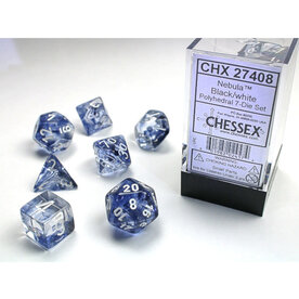 Chessex Chessex RPG Dice (7) Nebula Black/White