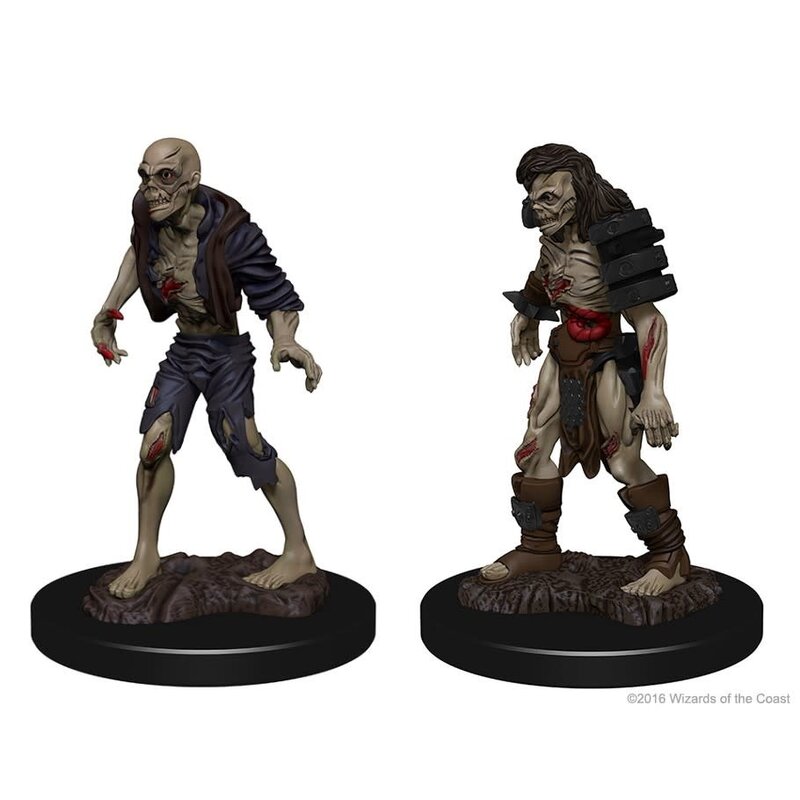 Wizkids D&D Unpainted Minis: Zombies