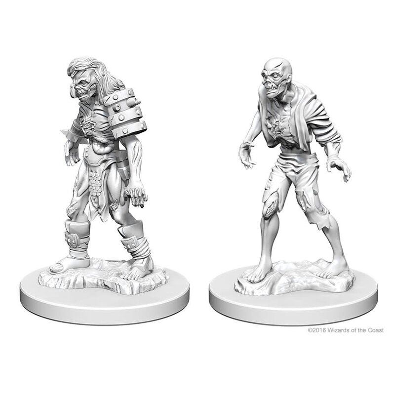 Wizkids D&D Unpainted Minis: Zombies