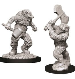 Wizkids D&D Unpainted Minis: Wereboar and Werebear