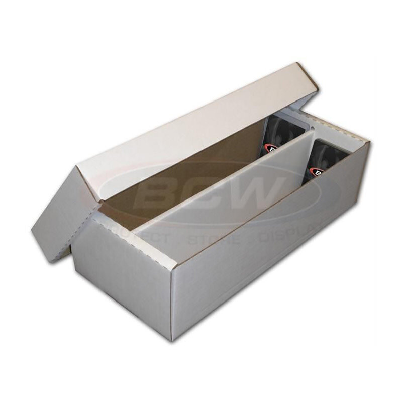 BCW BCW Cardboard Box (1600-Card Capacity - 2 Row)