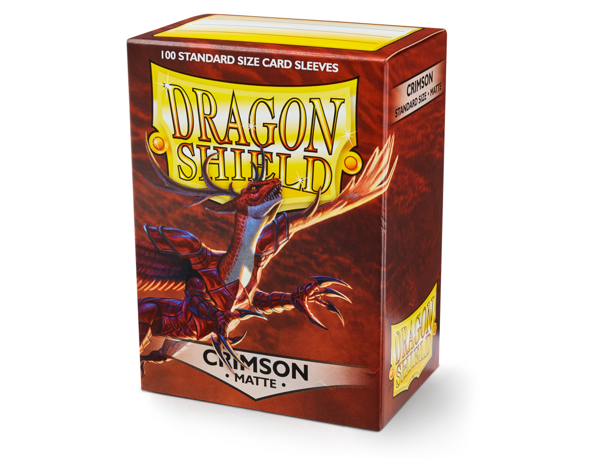 Dragon Shield - 100 Matte Sleeves Crimson Dragon Shield - 100 Matte Sleeves Crimson