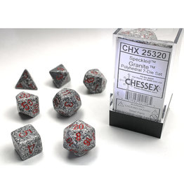 Chessex Polyhedral Dice Set: Speckled Granite (7)