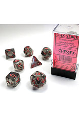 Chessex Chessex RPG Dice (7) Translucent Smoke/Red