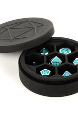 FanRoll Silicone Round Dice Case: Black