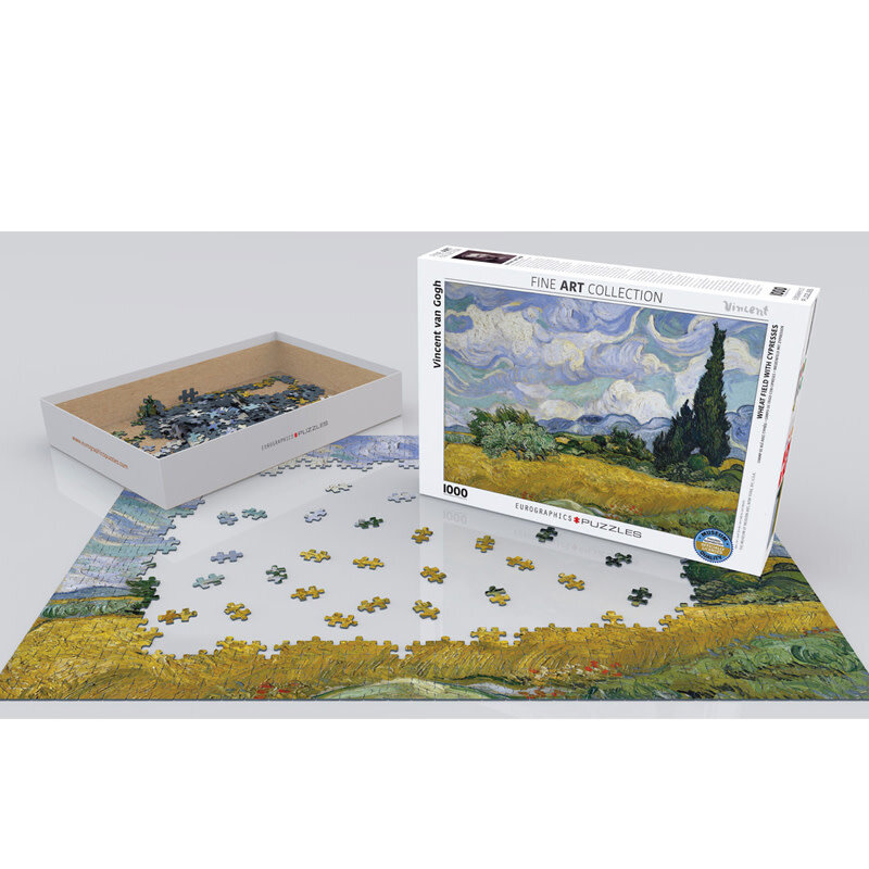 Eurographics Wheat Field with Cypresses Puzzle - van Gogh (1000 PCS)