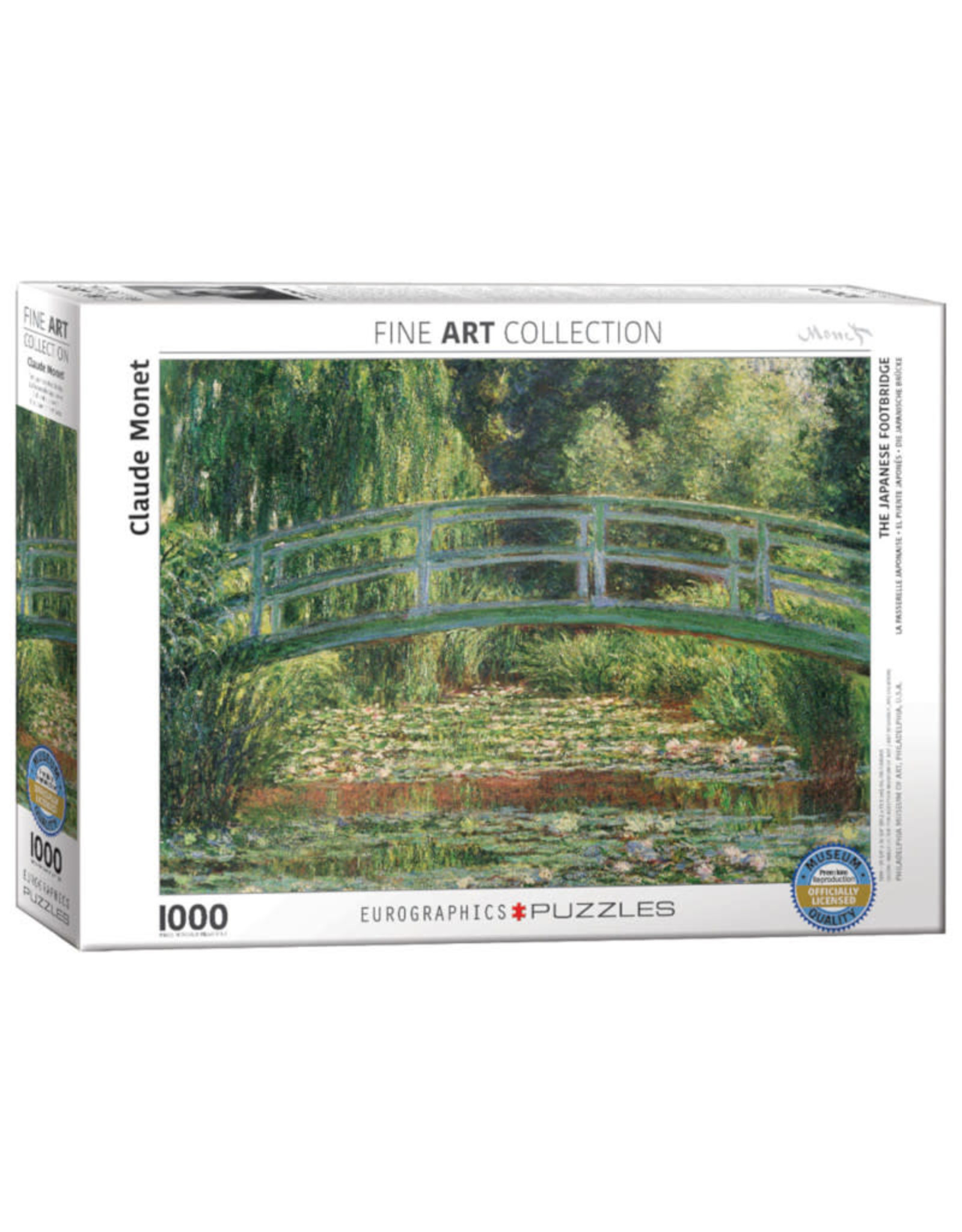 Eurographics Japanese Footbridge by Monet (1000 PCS)