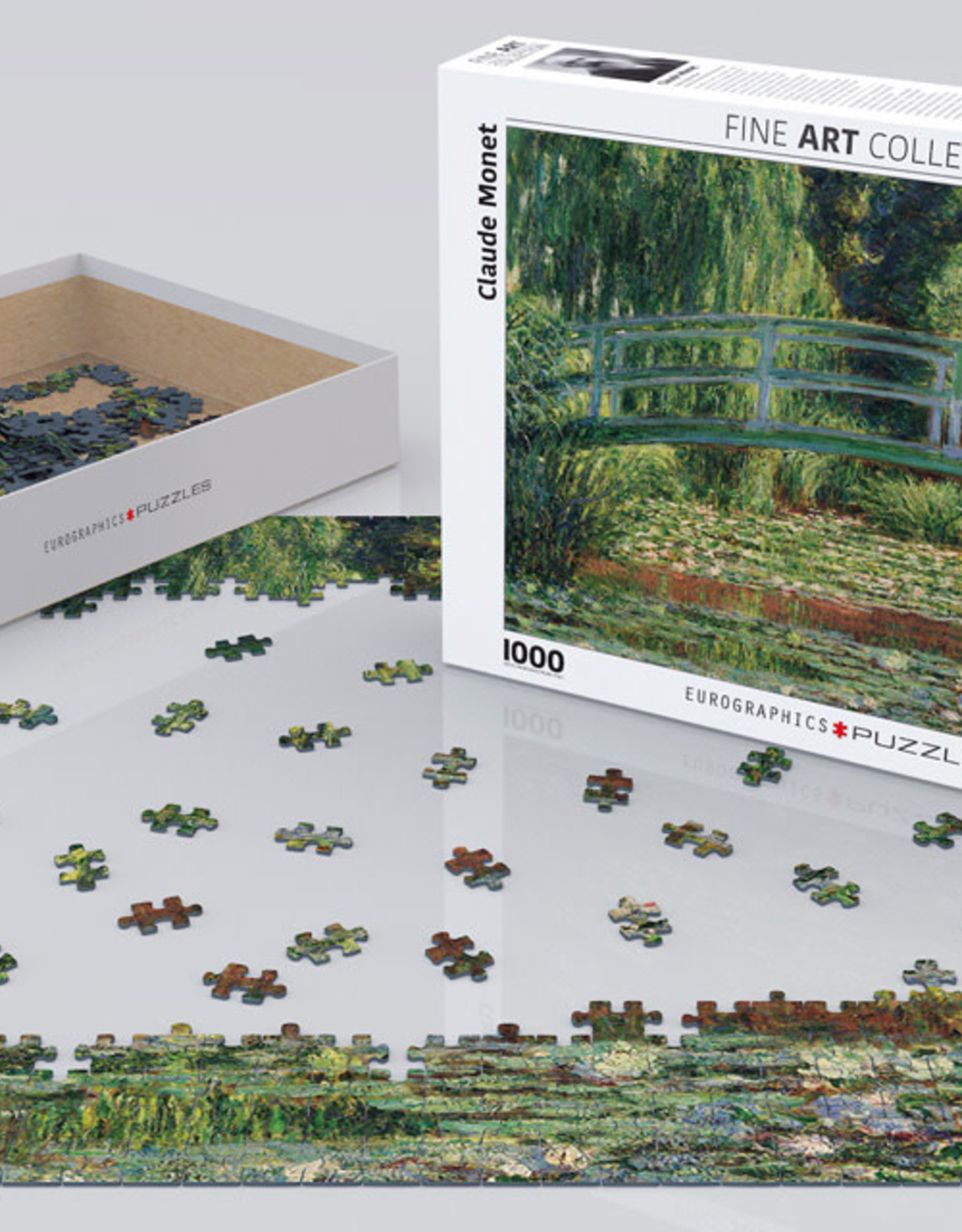 Eurographics Japanese Footbridge by Monet (1000 PCS)
