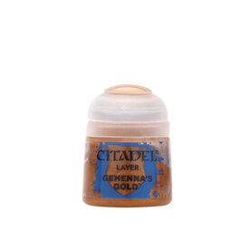 Citadel Layer Paint: Gehenna's Gold.