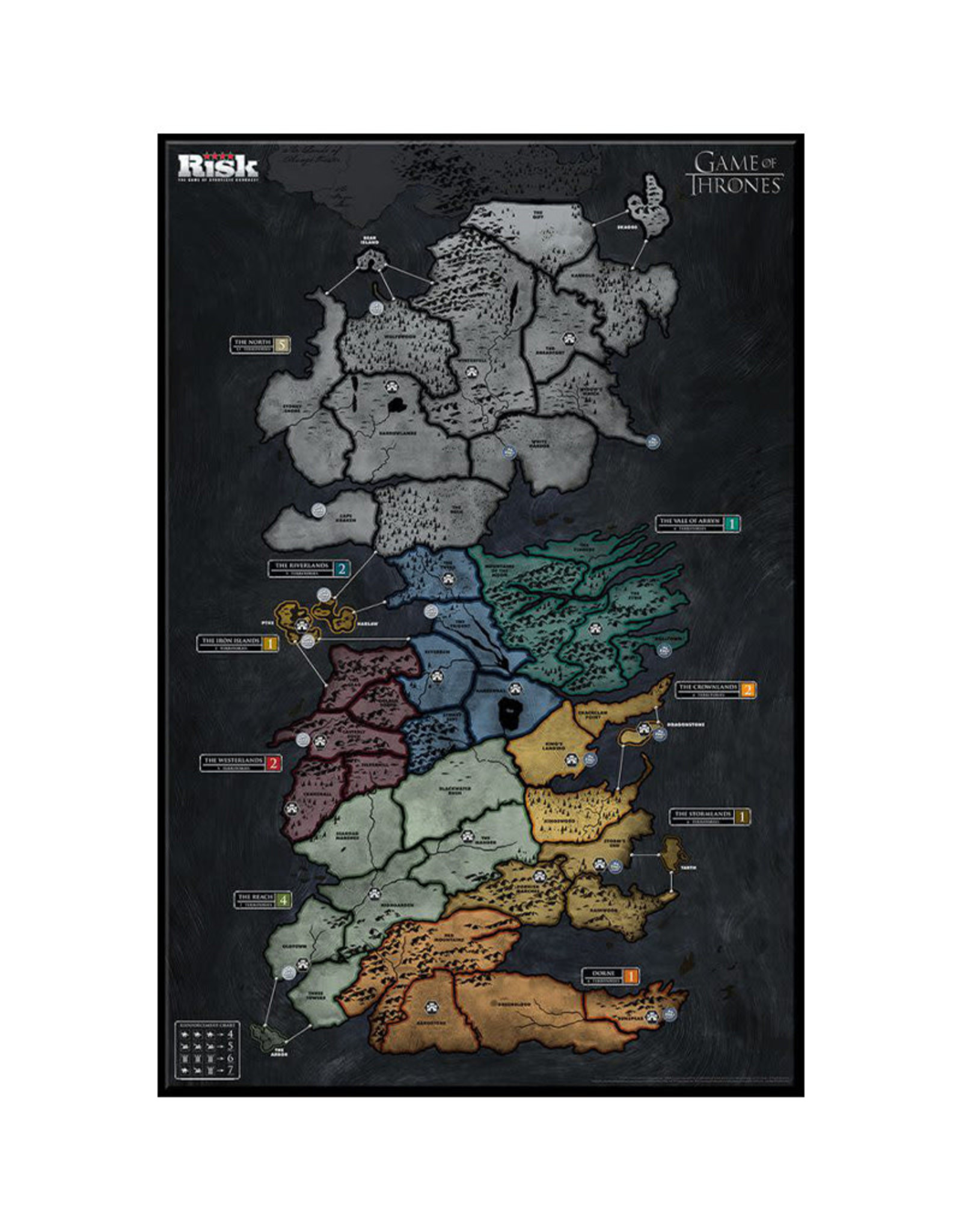 USAopoly Risk: Game of Thrones
