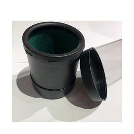 Koplow Dice Cup: Plastic Round Dice Cup With Twist Cover