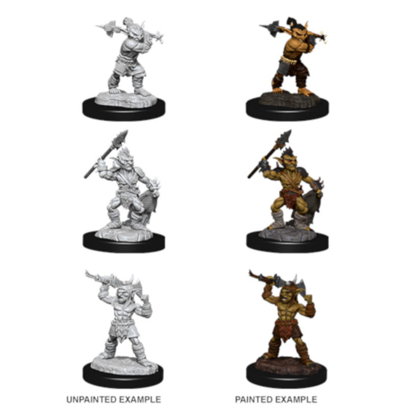 Wizkids D&D Unpainted Minis: Goblins & Goblin Boss