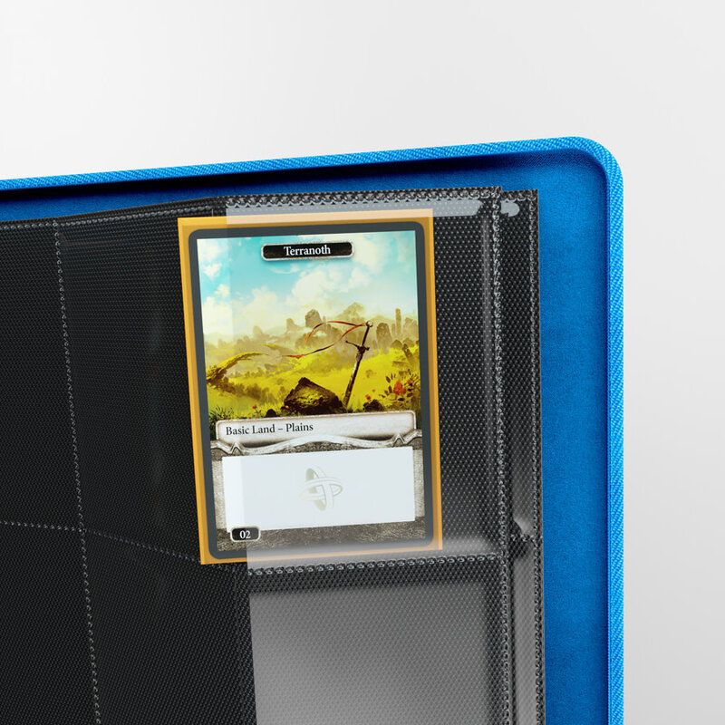 24-Pocket Zip-Up Album: Binder: Blue