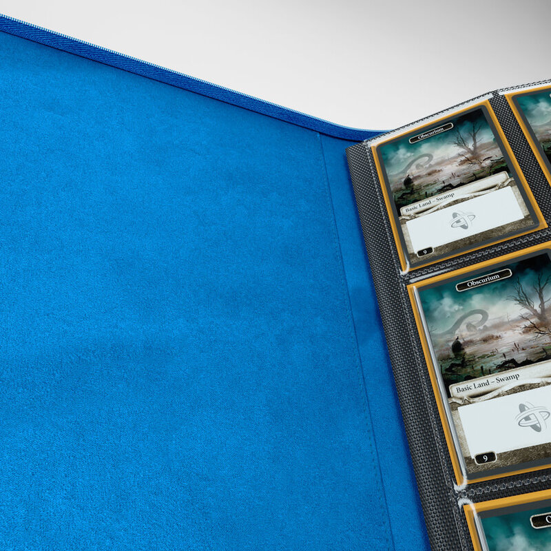 24-Pocket Zip-Up Album: Binder: Blue
