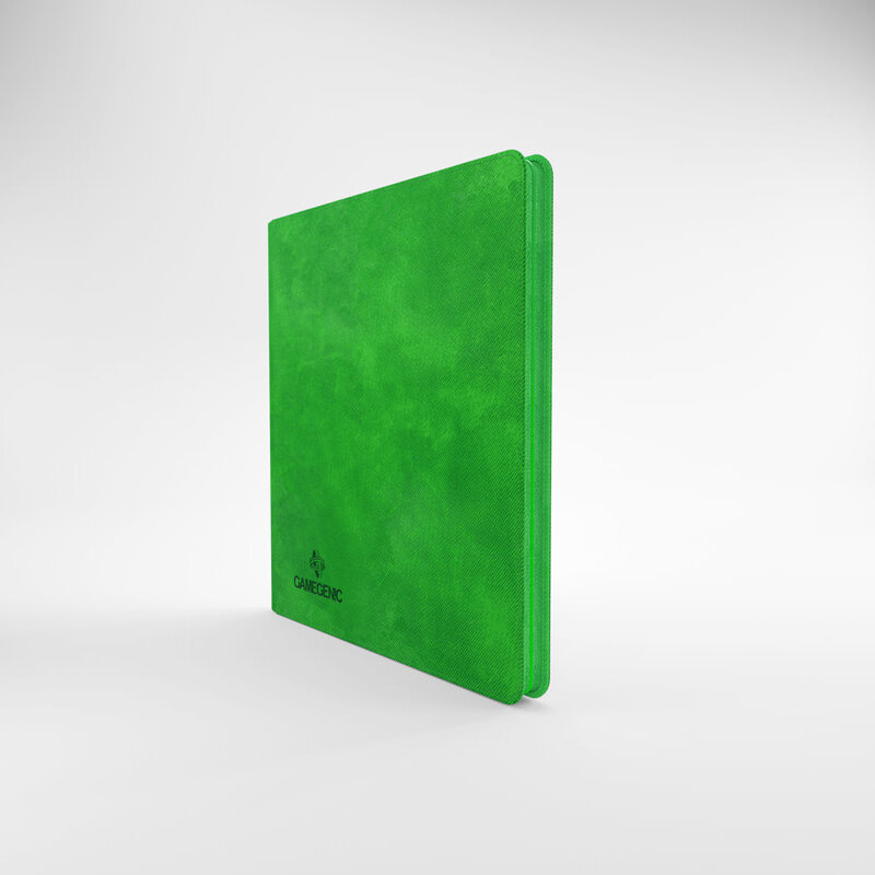 24-Pocket Zip-Up Album: Binder: Green