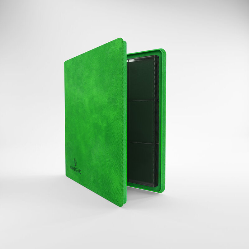 24-Pocket Zip-Up Album: Binder: Green