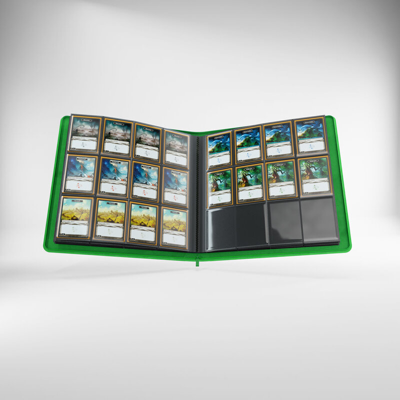 24-Pocket Zip-Up Album: Binder: Green