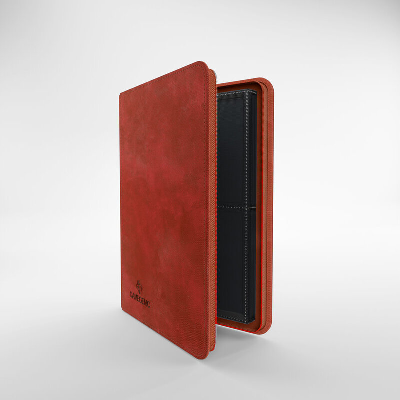 8-Pocket Zip-Up Album: Red