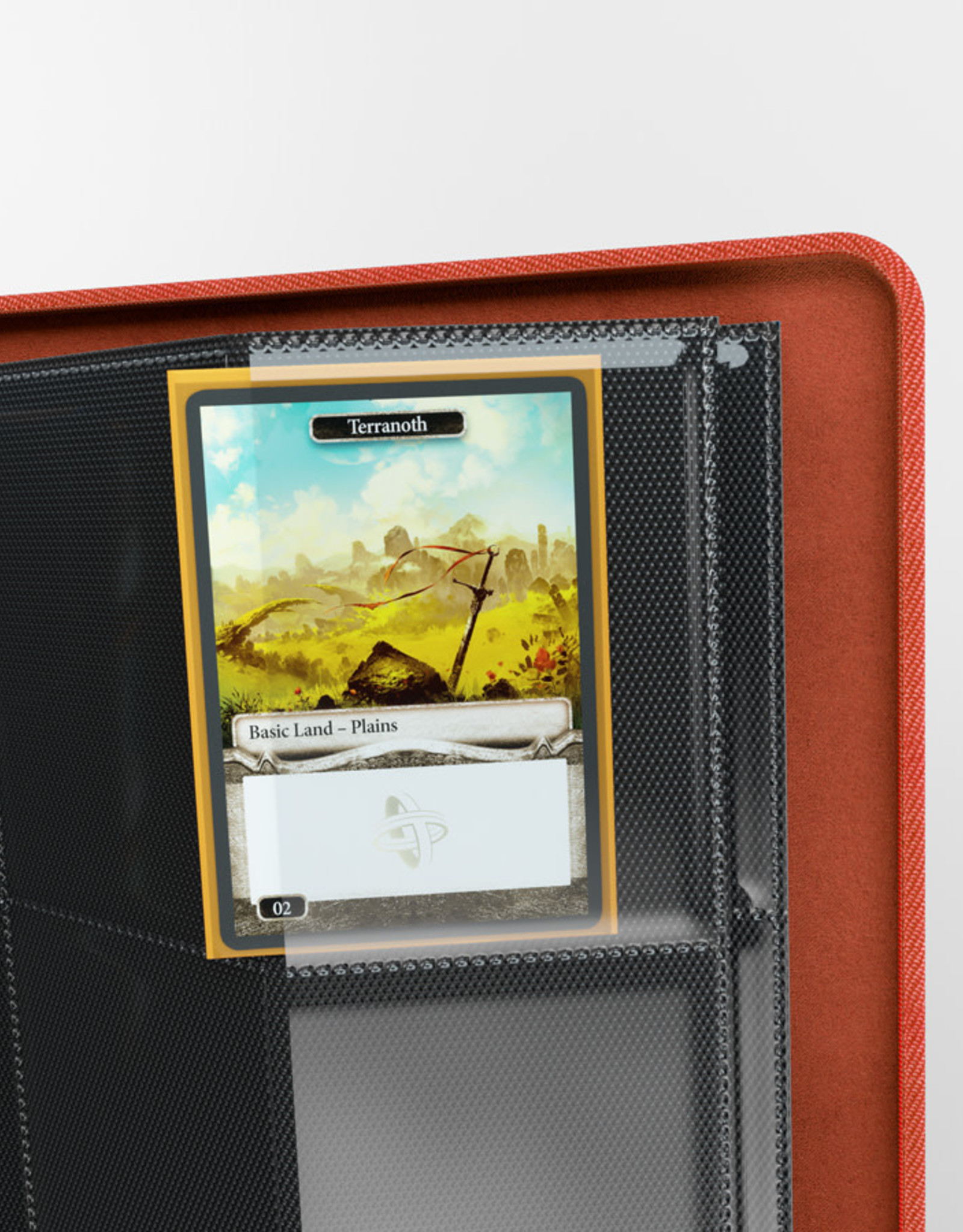 (Reprint 2026) 8-Pocket Zip-Up Album: Red