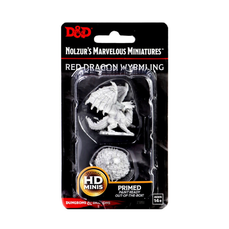 Wizkids D&D Unpainted Minis: Red Dragon Wyrmling