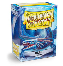 Arcane Tinmen Sleeves: Dragon Shield Matte (100) Blue