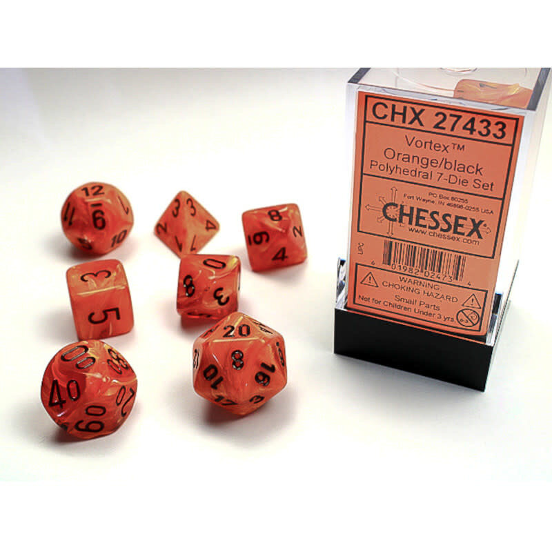 Chessex Chessex RPG Dice (7) Vortex Orange