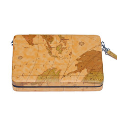 Backgammon Travel Size Tan Map