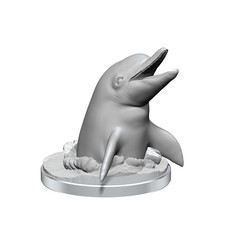Wizkids Deep Cuts Unpainted Minis: Dolphins