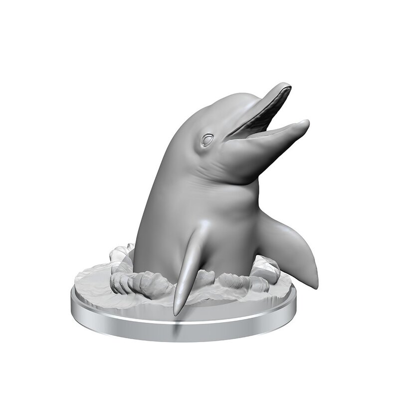 Wizkids Deep Cuts Unpainted Minis: Dolphins