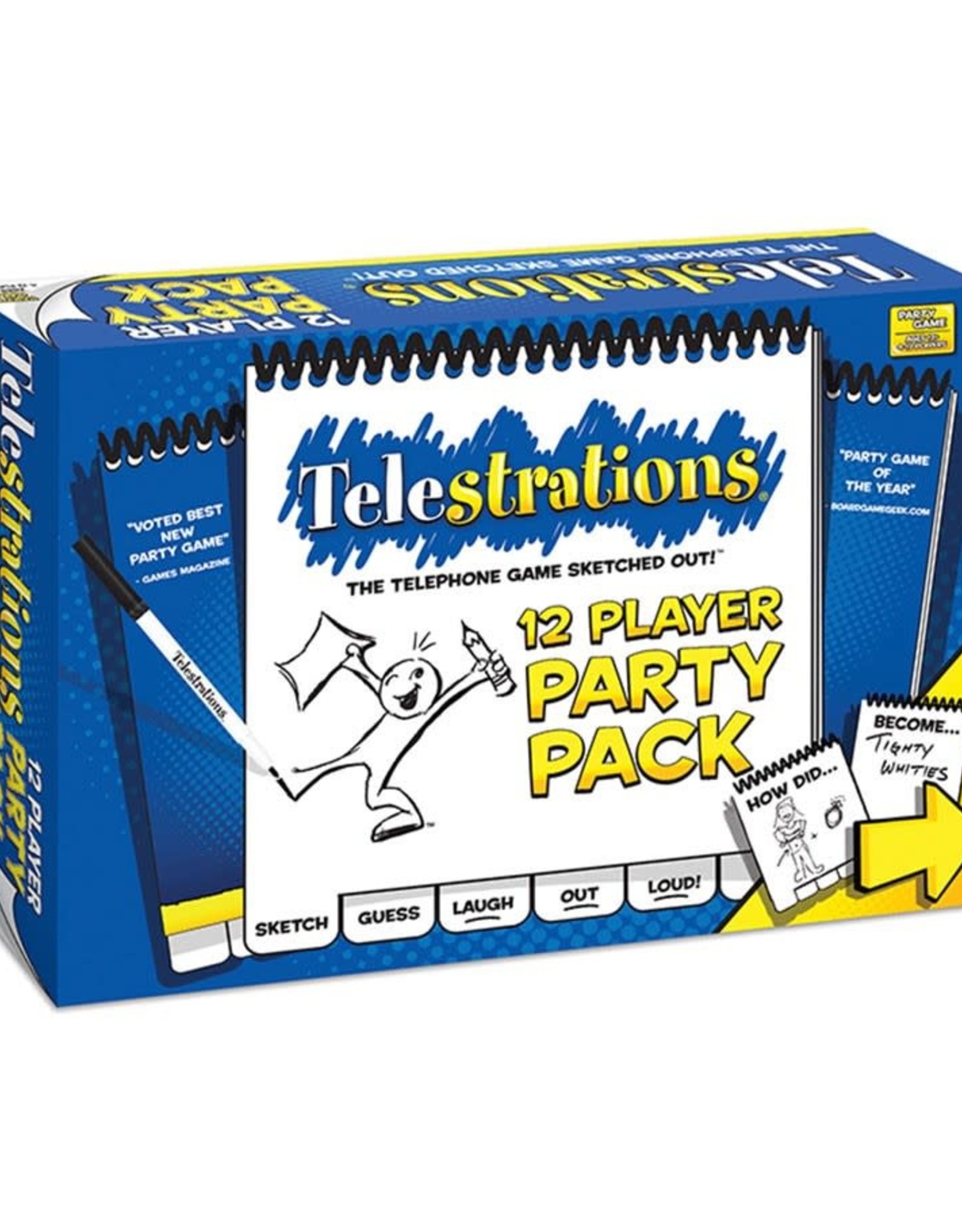 USAopoly Telestrations 12 Player Party Pack