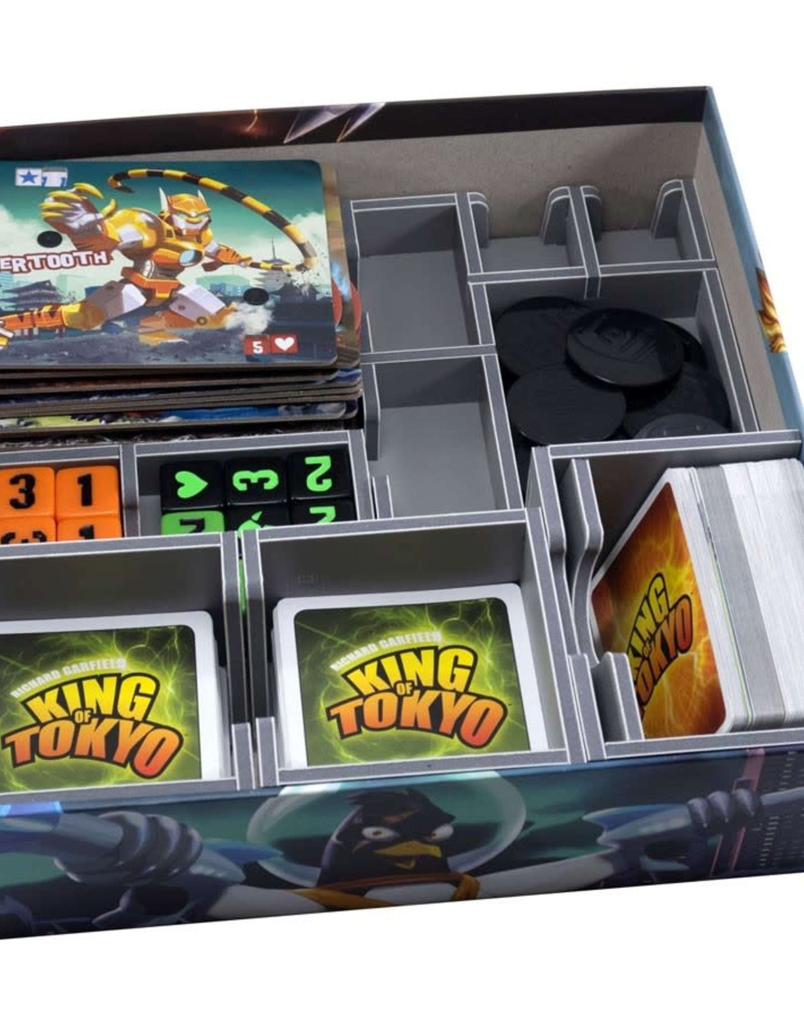 Folded Space Box Insert: King of Tokyo or New York & Expansions