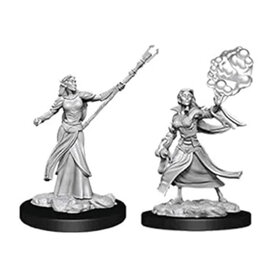 Wizkids D&D Unpainted Minis: Elf Sorcerer Female
