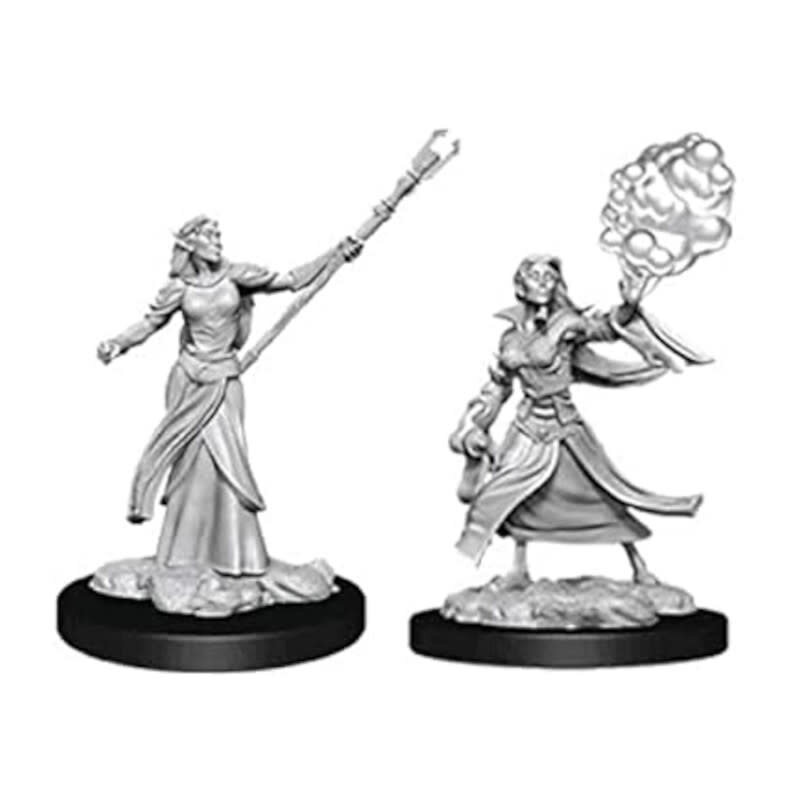 Wizkids D&D Unpainted Minis: Elf Sorcerer Female