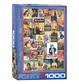 Eurographics World War I & II Vintage Posters Puzzle (1000 PCS)