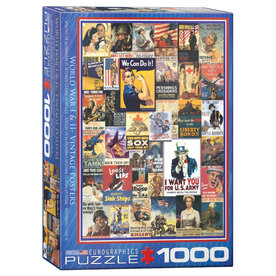 Eurographics World War I & II Vintage Posters Puzzle (1000 PCS)