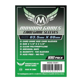 Mayday Games Sleeves: Standard Card Game (100) (Green)